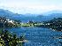 Lago Nahuel Huapi von der Colonia Suiza aus - Das Gebiet westlich von Bariloche, dessen Umgebung viel Ähnlichkeit mit alpenländischen Landschaften hat, wird auch die  Argentinische Schweiz  genannt. Der Lago Nahuel Huapi ist mit seinen 560 km² etwa so groß wie der Bodensee..
