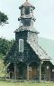 Eine der vielen berhmten Holzkirchen auf Chiloe