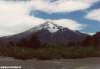 Der Vulkan Lanin zur Grenze nach Argentinien