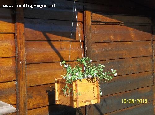 Porta Macetero Colgante rstico en madera reciclada de Pino. Construido con uniones de madera para el uso interior y exterior, piso incrustado para dar una mejor resistencia. Para colgar, alambre de acero de alta resistencia. Con proteccin contra la humedad en el color Cedro. Este producto se puede usar para Plantas como por ejemplo, para Flores, Hierbas, Cactus y/o otros. Por su forma y diseo se adapta a diferentes ambientes. Con este producto se puede hermosear su Casa en el interior o exterior de manera fcil y eficiente.