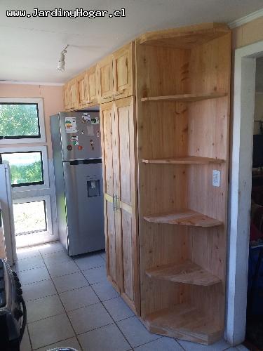 Cocina en Cipres - Cocina en Madera de Cipres acabado en laca natural. Cubierta con laca de alta resistencia. Interior en Melamina aglomerada blanca con repisas flexibles, correderas telescópicas y bisagras con cierre suave. Basurero con cierre automático, lavaplato doble con llave monomando. Muebles instalado, conectado, funcionando y sellado. Cocina en Madera de Cipres acabado en laca natural. Cubierta con laca de alta resistencia. Interior en Melamina aglomerada blanca con repisas flexibles, correderas telescópicas y bisagras con cierre suave. Basurero con cierre automático, lavaplato doble con llave monomando. Muebles instalado, conectado, funcionando y sellado.