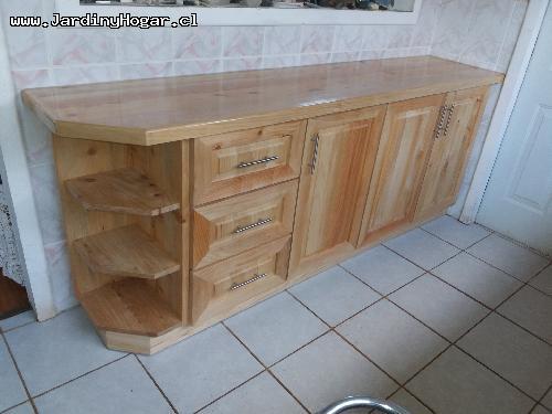 Cocina en Cipres - Cocina en Madera de Cipres acabado en laca natural. Cubierta con laca de alta resistencia. Interior en Melamina aglomerada blanca con repisas flexibles, correderas telescópicas y bisagras con cierre suave. Basurero con cierre automático, lavaplato doble con llave monomando. Muebles instalado, conectado, funcionando y sellado. Cocina en Madera de Cipres acabado en laca natural. Cubierta con laca de alta resistencia. Interior en Melamina aglomerada blanca con repisas flexibles, correderas telescópicas y bisagras con cierre suave. Basurero con cierre automático, lavaplato doble con llave monomando. Muebles instalado, conectado, funcionando y sellado.